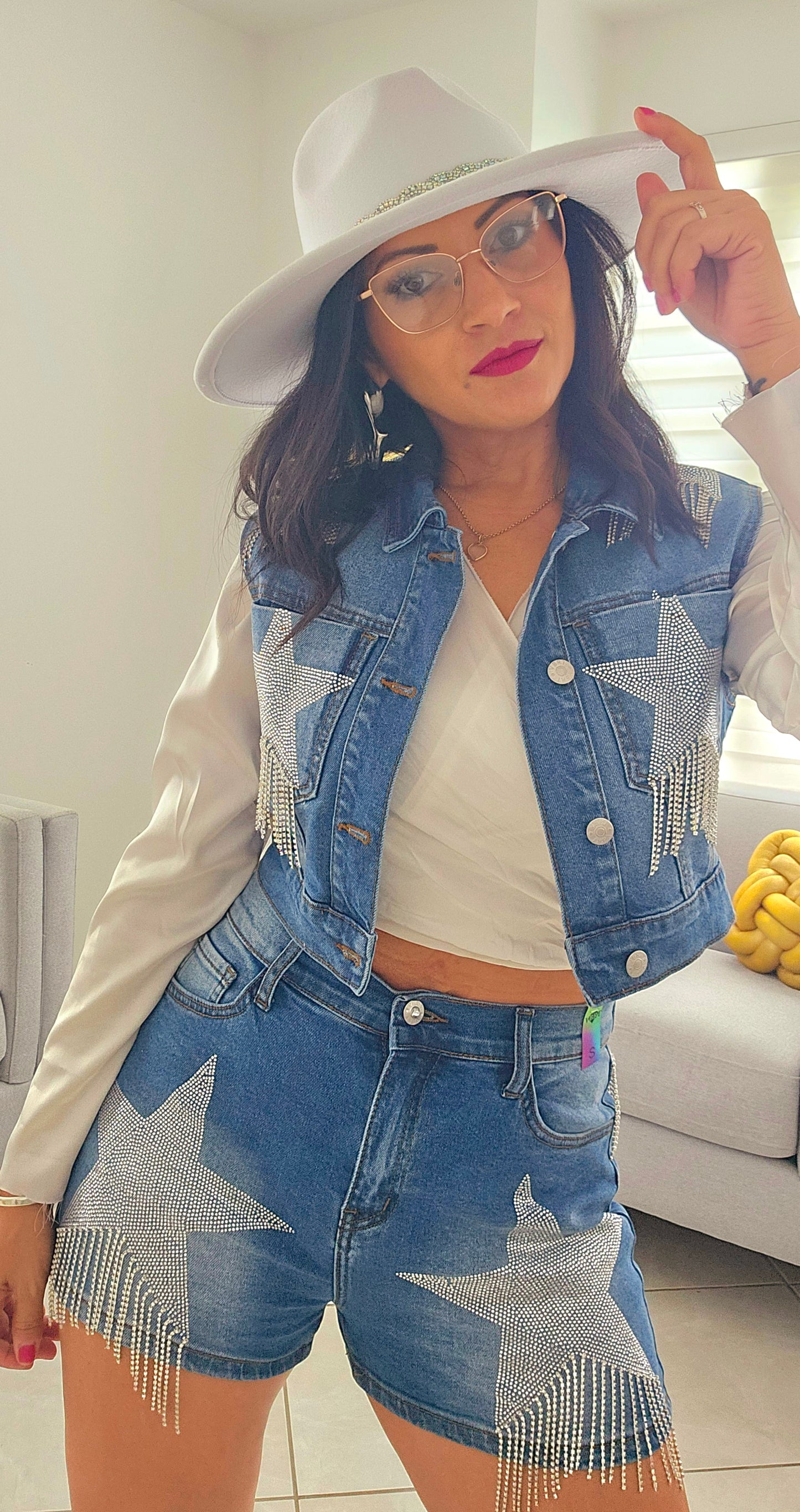 Shine Like a Diamond Denim Jacket