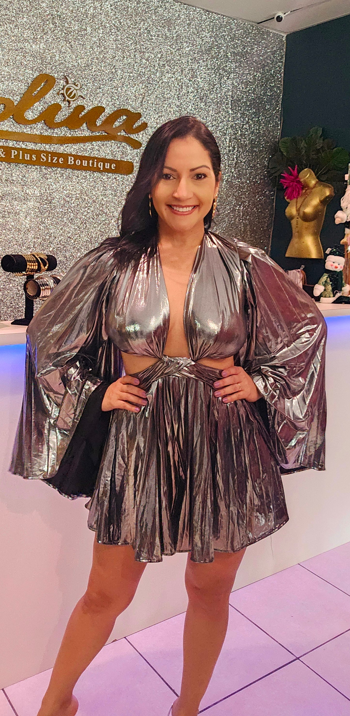 Metallic Romper