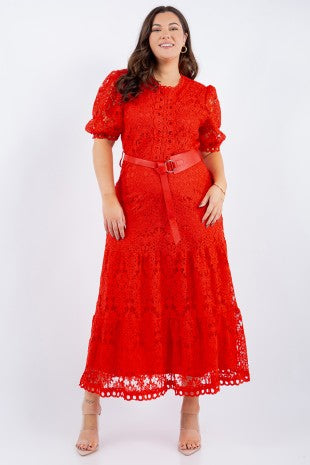 Plus size Red Dress