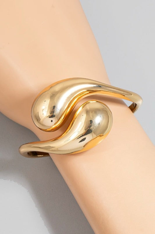 Infinity Drop Gold Bracelet