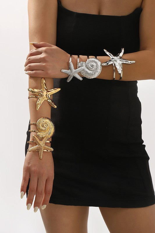 Chunky Starfish - Silver