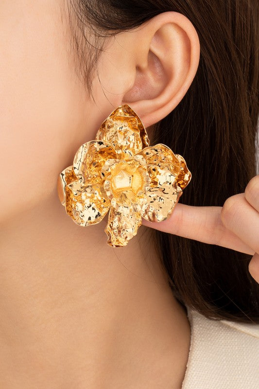 Chunky Flower Earrings