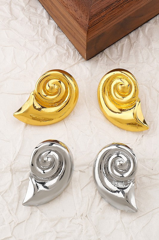 Conch Ring - Silver