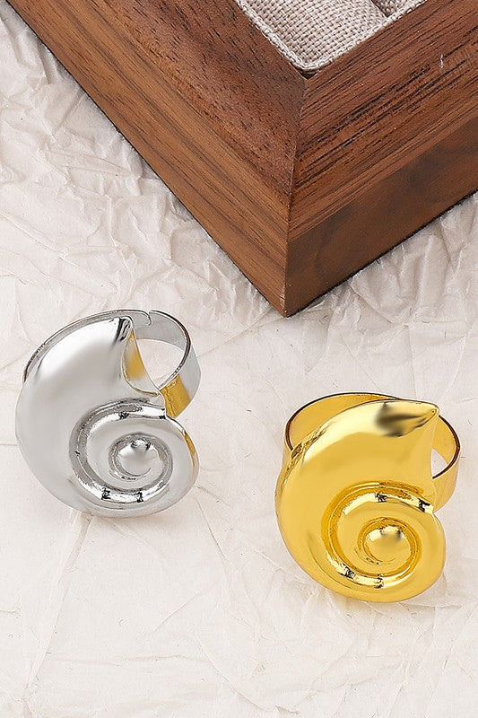 Conch Ring - Gold