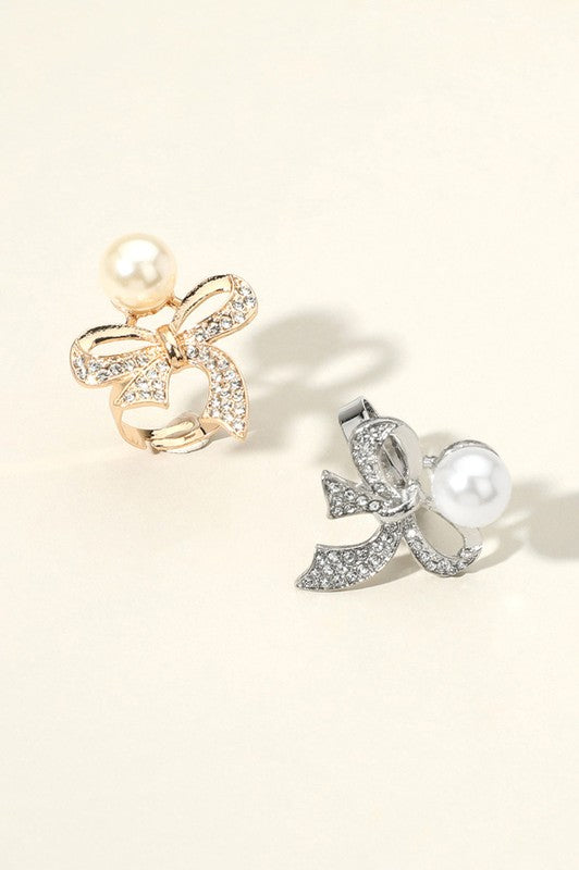 My bow ring - silver