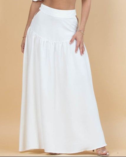White Long Skirt