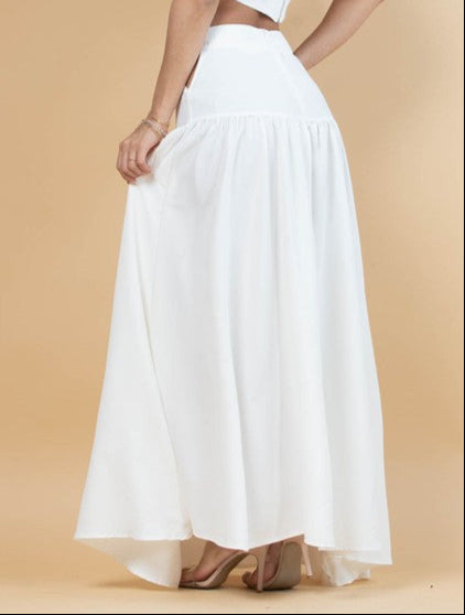 White Long Skirt
