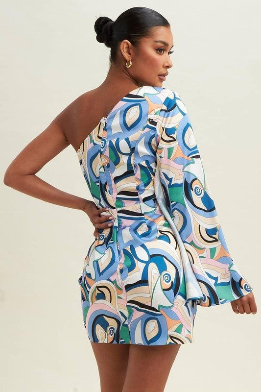 Mindful Abstract Dress