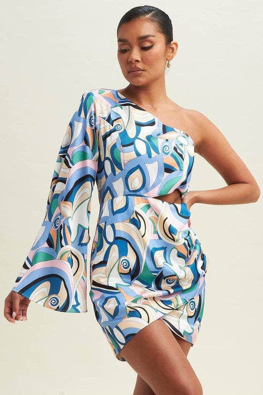 Mindful Abstract Dress