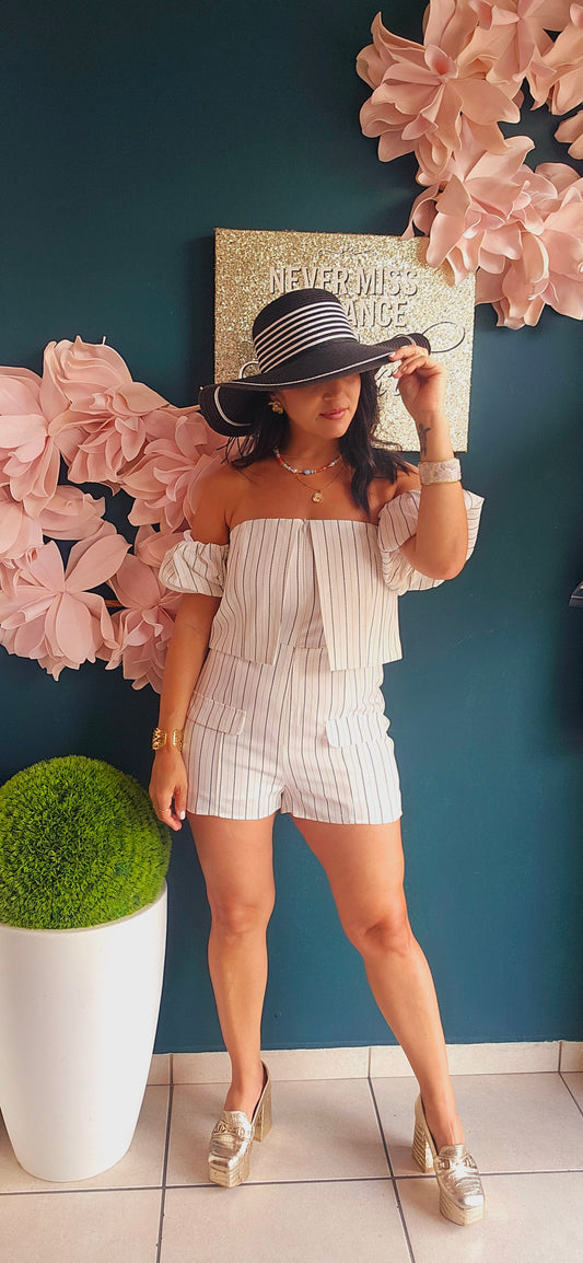 Versatile Romper with removable sleeve