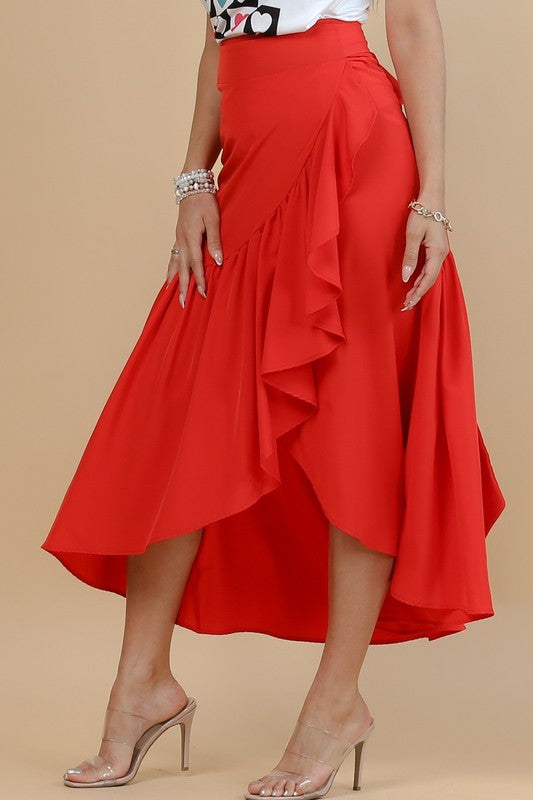 Versatile Skirt (or Dress!) Red
