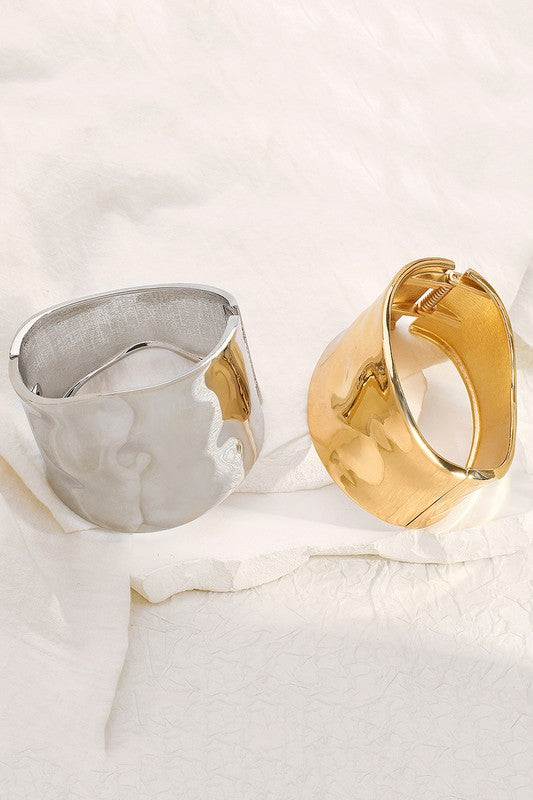 Irregular Wide Bangle