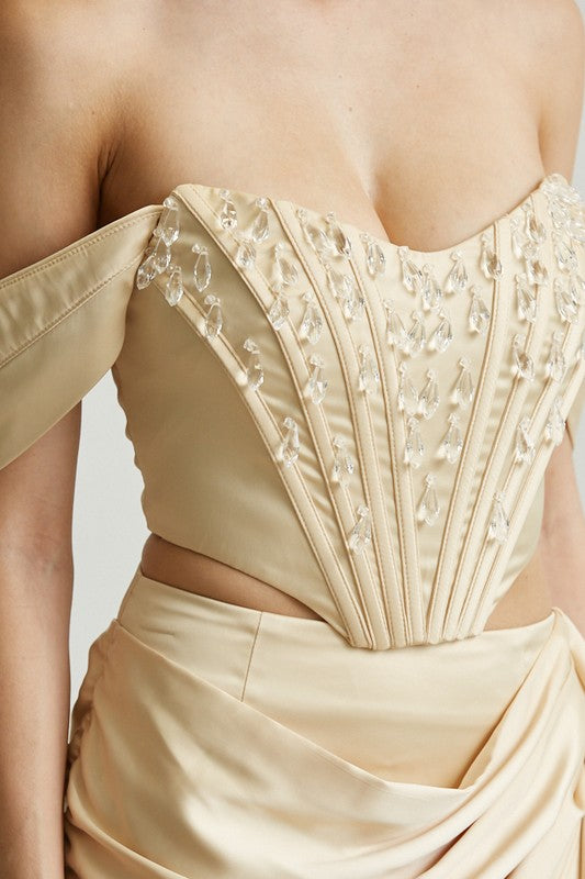 Teardrop Champagne Set