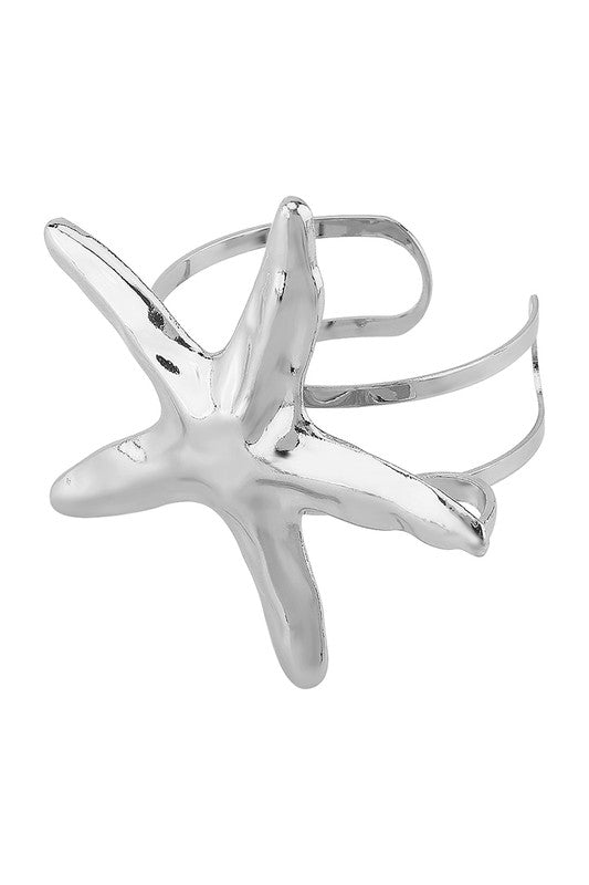 Chunky Starfish - Silver