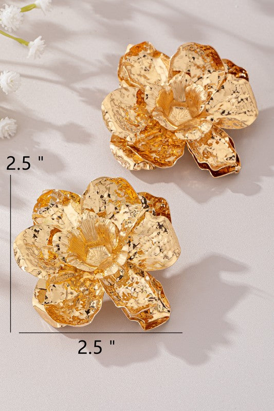 Chunky Flower Earrings
