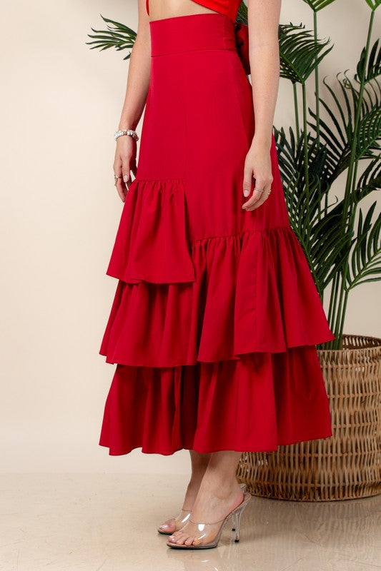 Boricua Inspo Maxi Skirt