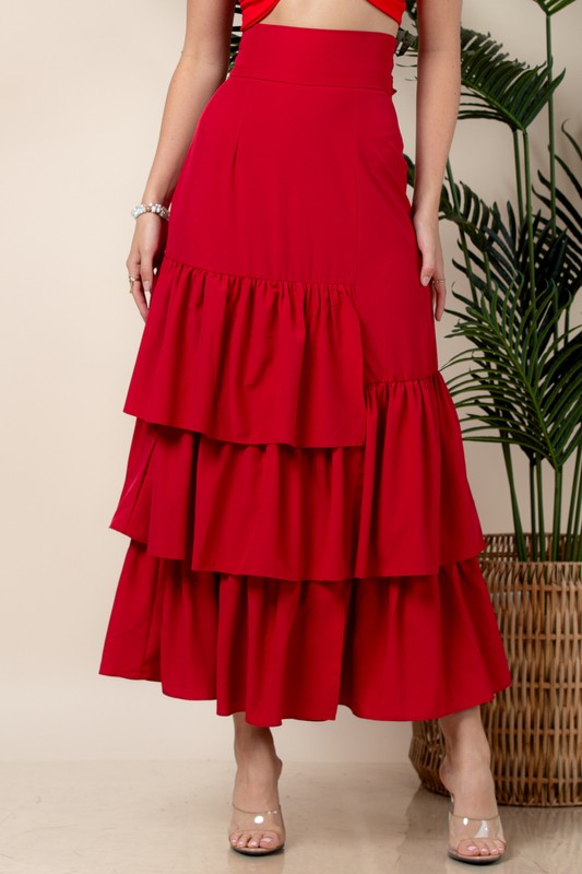 Boricua Inspo Maxi Skirt