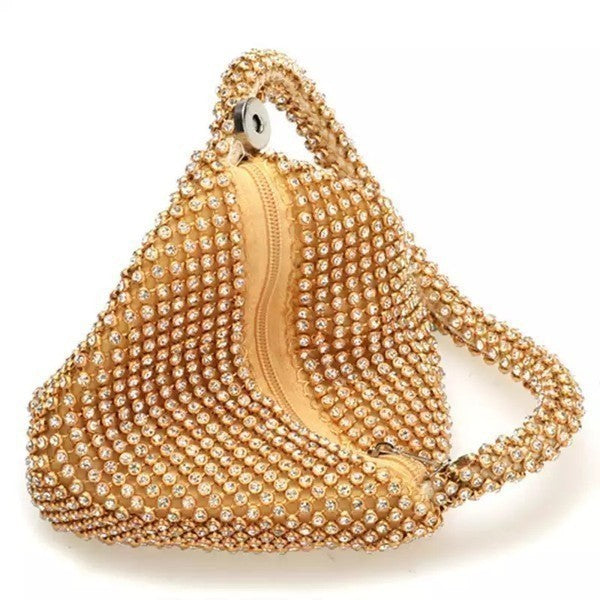 Kisses Mini Bag -Gold