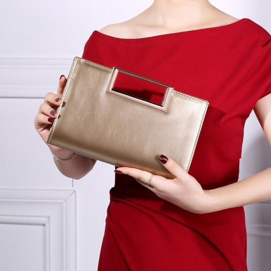 Gold Envelope Clutch