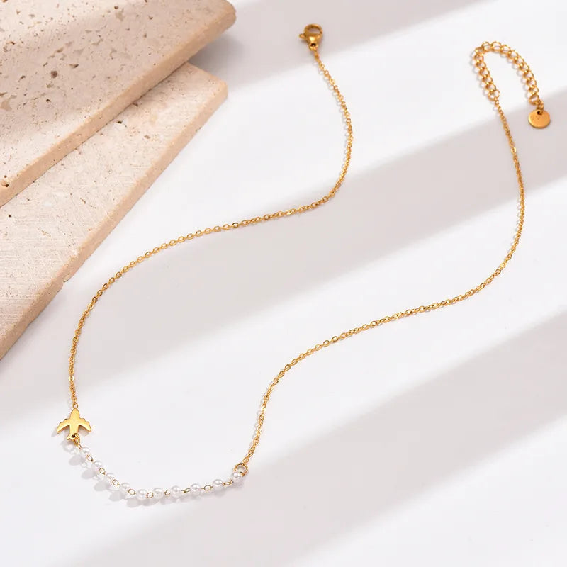 Airplane Pearls Necklace