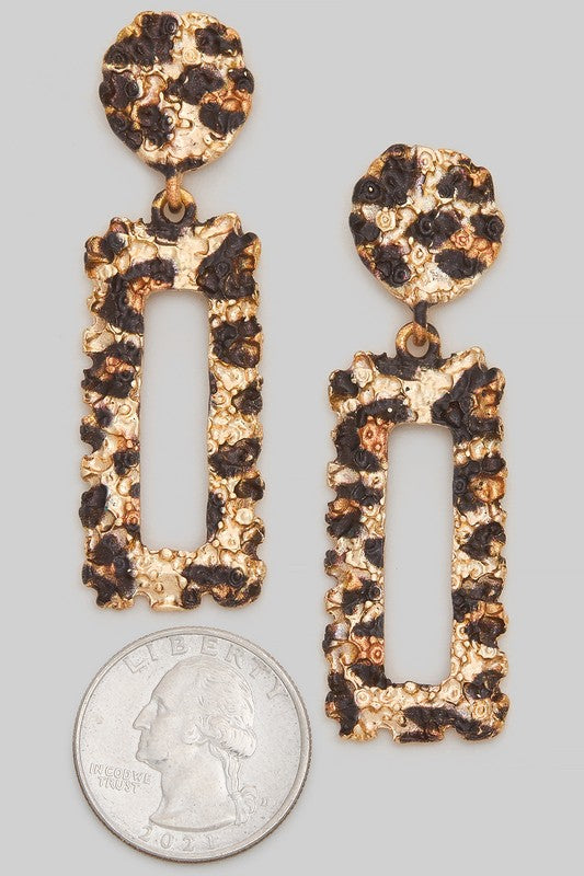 Leopard Pattern Earrings