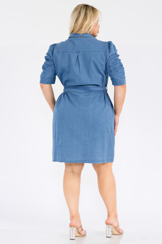 It's my denim Plus Size dress