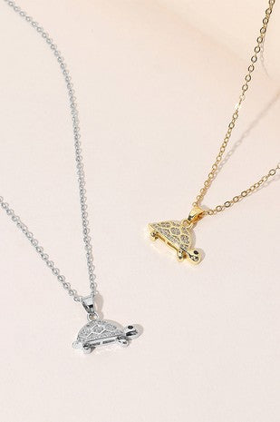Cute Turtle Stainless Steel Necklace
