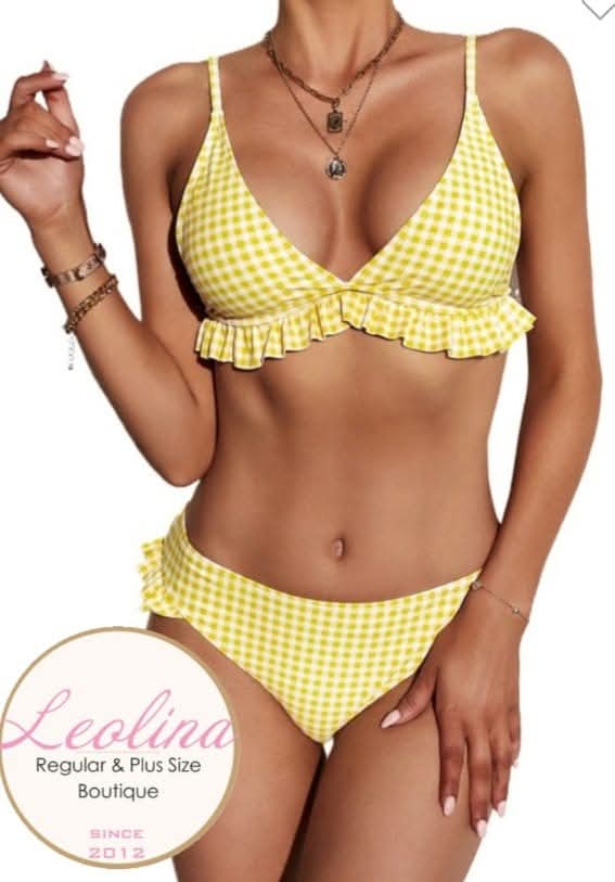 Cheerful Yellow Swimwear