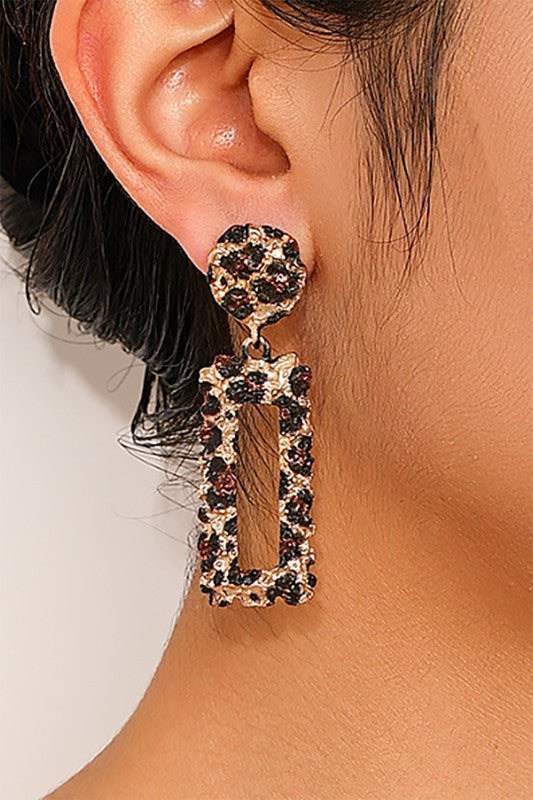 Leopard Pattern Earrings