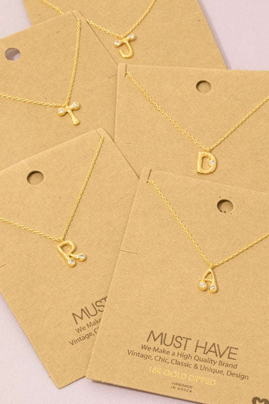 Initial Gold Letters