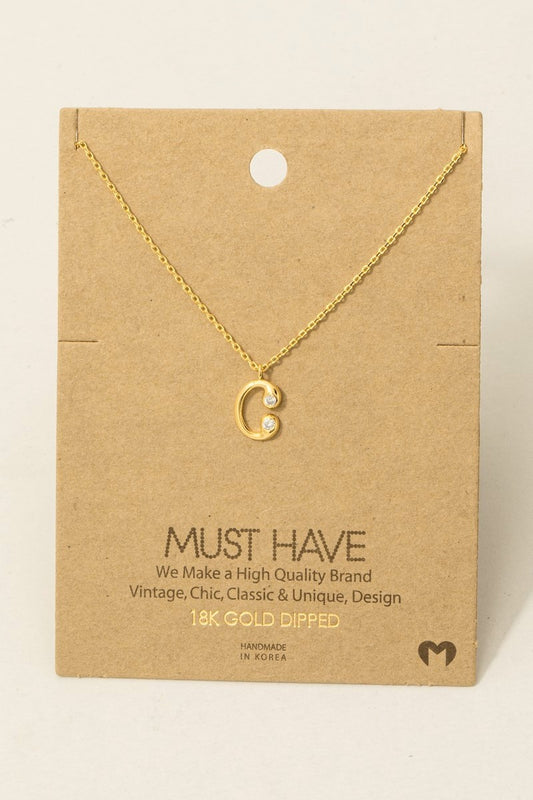 Initial Gold Letters