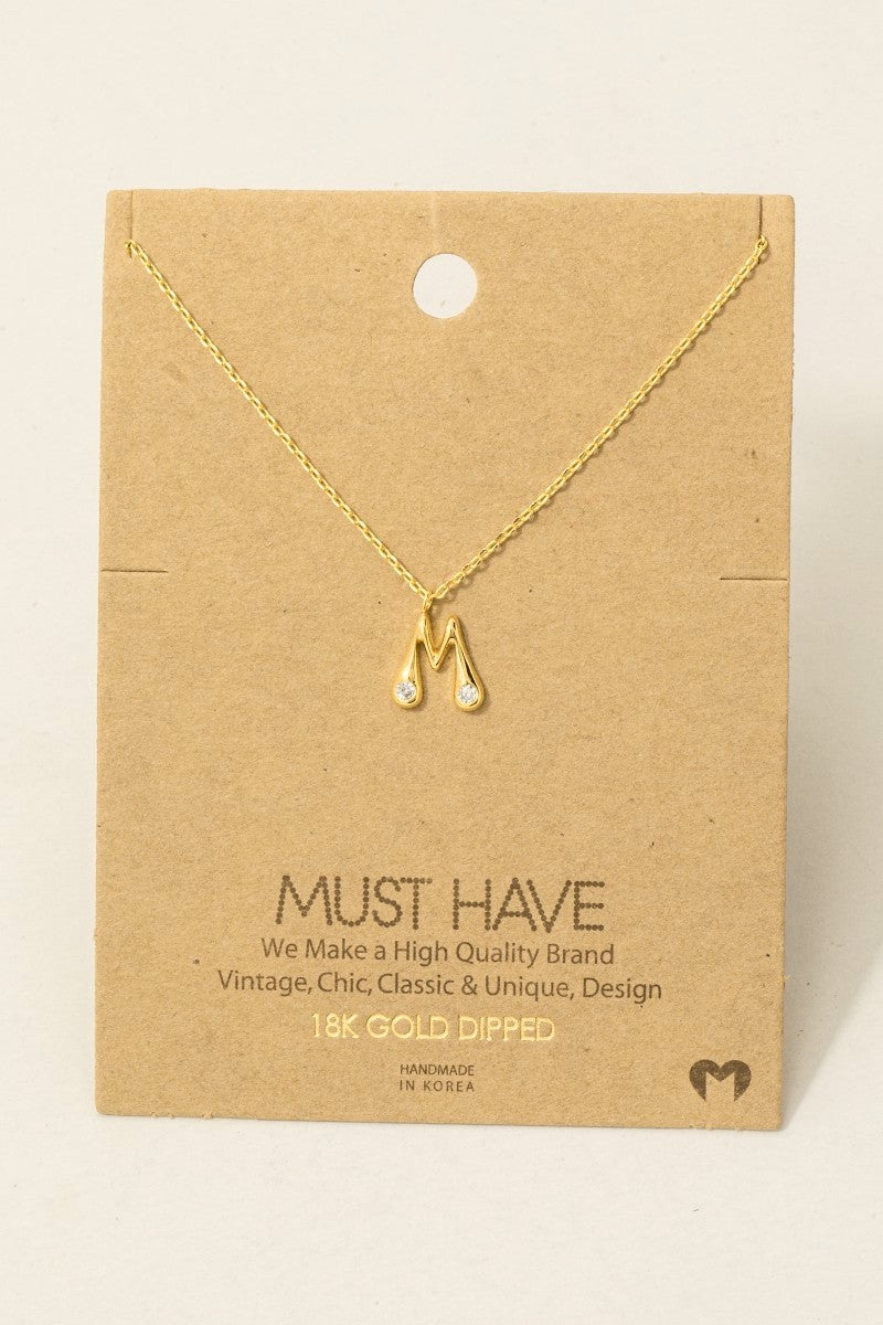 Initial Gold Letters