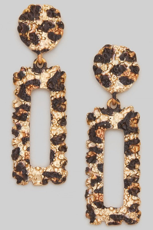 Leopard Pattern Earrings